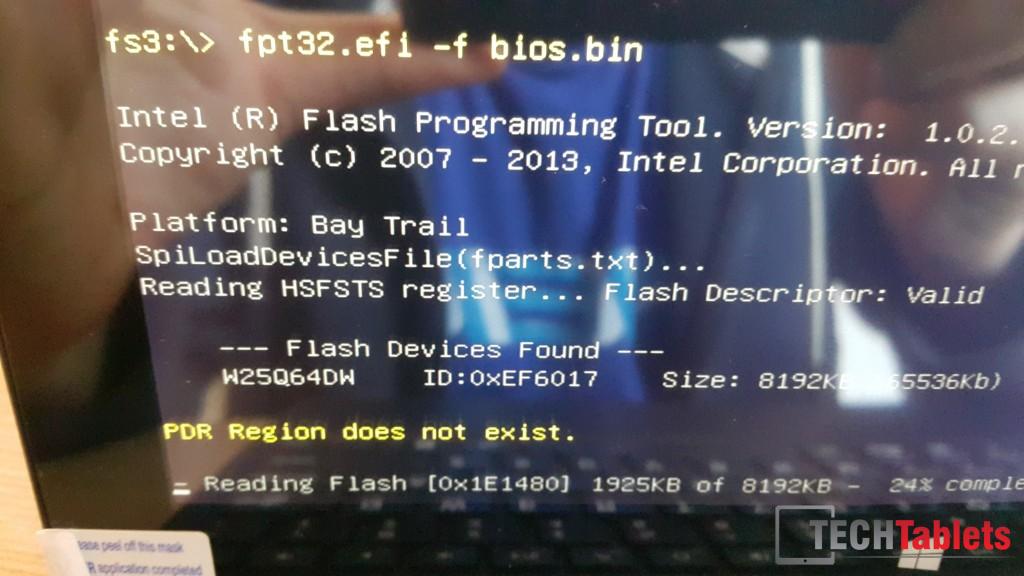 fpt32.efi -f bios.bin Is what you need to type if you renamed the bios to bios!