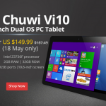 Chwui Vi10 Dual Boot On Sale For $149 Today Only.