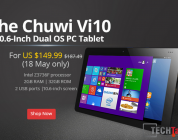 Chwui Vi10 Dual Boot On Sale For $149 Today Only.