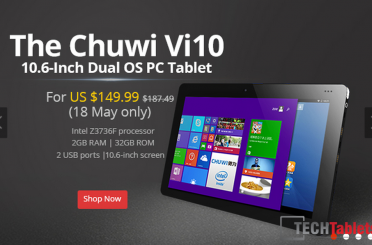 Chwui Vi10 Dual Boot On Sale For $149 Today Only.