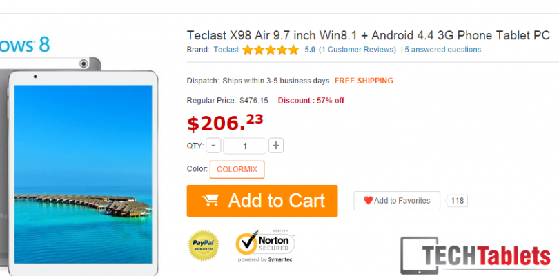 Tablet Deals: Teclast X98 Air II 64GB for just $186 and more…