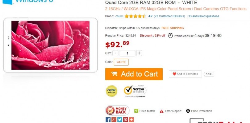 Daily Deals: Chuwi Hi8 $93, PiPo X8 $103 and Teclast X98 Air 3G 64GB $201