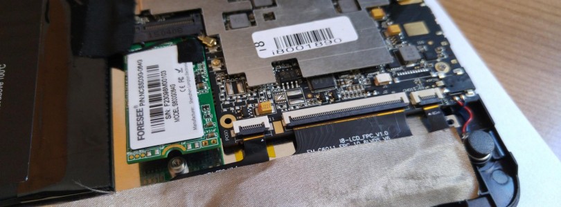 Cube i7 Stylus Teardown And How To Upgrade The SSD