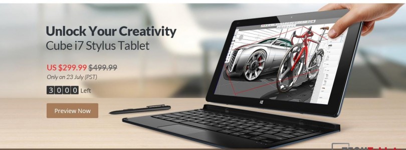 Cube i7 Stylus Sale Now Live. $299 Today Only