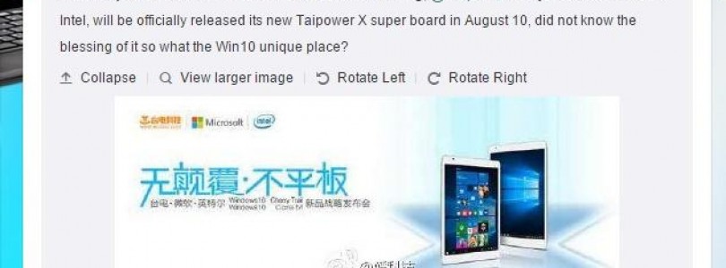 Teclast 9.7″ Retina Core M And Cherry Trail Tablets Coming soon