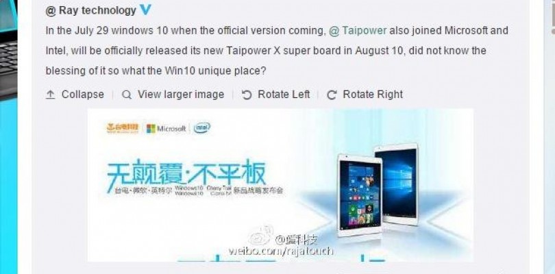 Teclast 9.7″ Retina Core M And Cherry Trail Tablets Coming soon