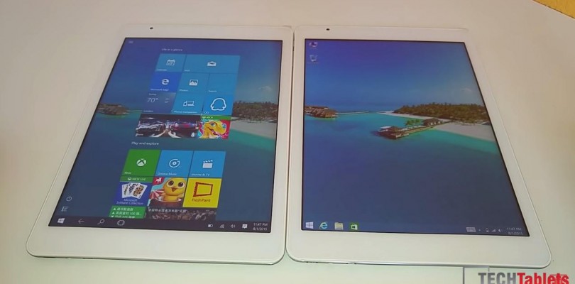 Windows 10 Vs Windows 8.1 on the Teclast X98 Air 3G