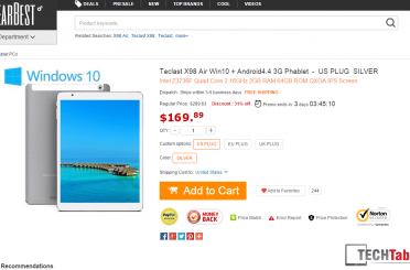 [Updated] Daily Deals: Teclast X98 Air 3G 64GB For Only $179 Flash Sale