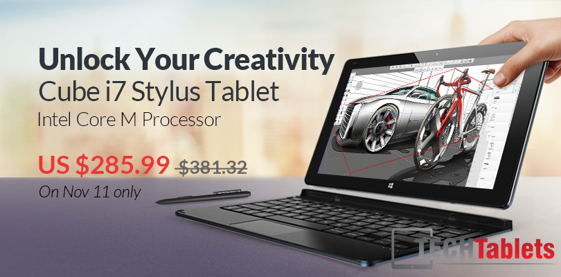 Cube Confirm i7 Stylus Sale Will Have Licensed Windows 10
