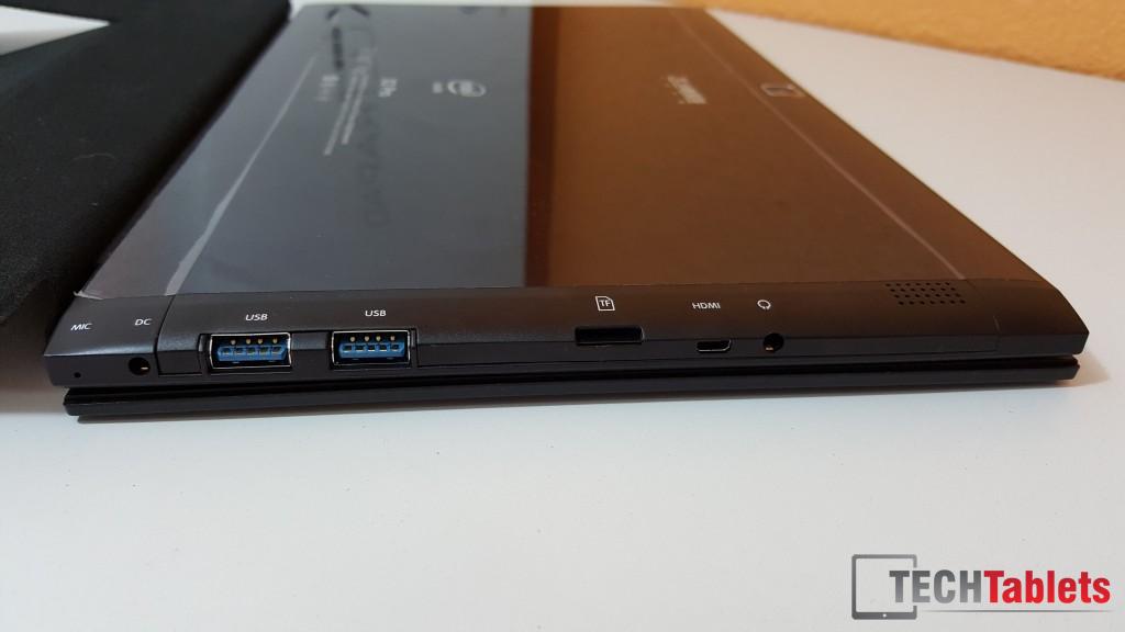 The X2 Pro's ports.