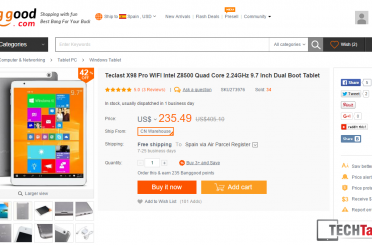 Teclast X98 Pro Dual OS In Stock At Banggood For $235