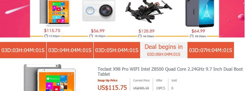 11.11 Teclast X98 Pro $115 Snap Up Sale