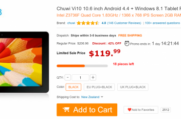 Daily Deals: Chuwi Vi10 $119, Onda M2 $182, Beelink 4K Media Player