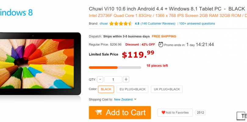 Daily Deals: Chuwi Vi10 $119, Onda M2 $182, Beelink 4K Media Player