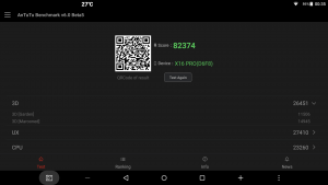 Teclast X16 Pro Antutu 6 beta score.
