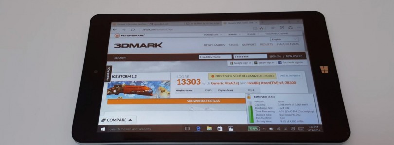 Chuwi Vi8 Plus Benchmarks, Temps, Speaker Test and Type-C port