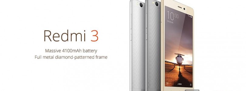Xiaomi RedMi 3 Budget 4G Smartphone Annouced