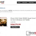 Chuwi Hi12 2160 x 1440p Atom X5 Tablet Now in Stock At BG