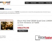 Chuwi Hi12 2160 x 1440p Atom X5 Tablet Now in Stock At BG