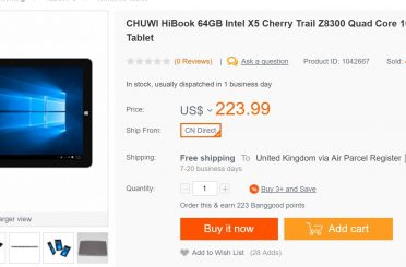 Now Shipping: Chuwi HiBook 10.1″ Dual OS 2 in 1.