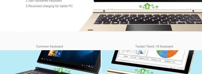 Teclast Tbook 10 – Extra Battery In The Keyboard