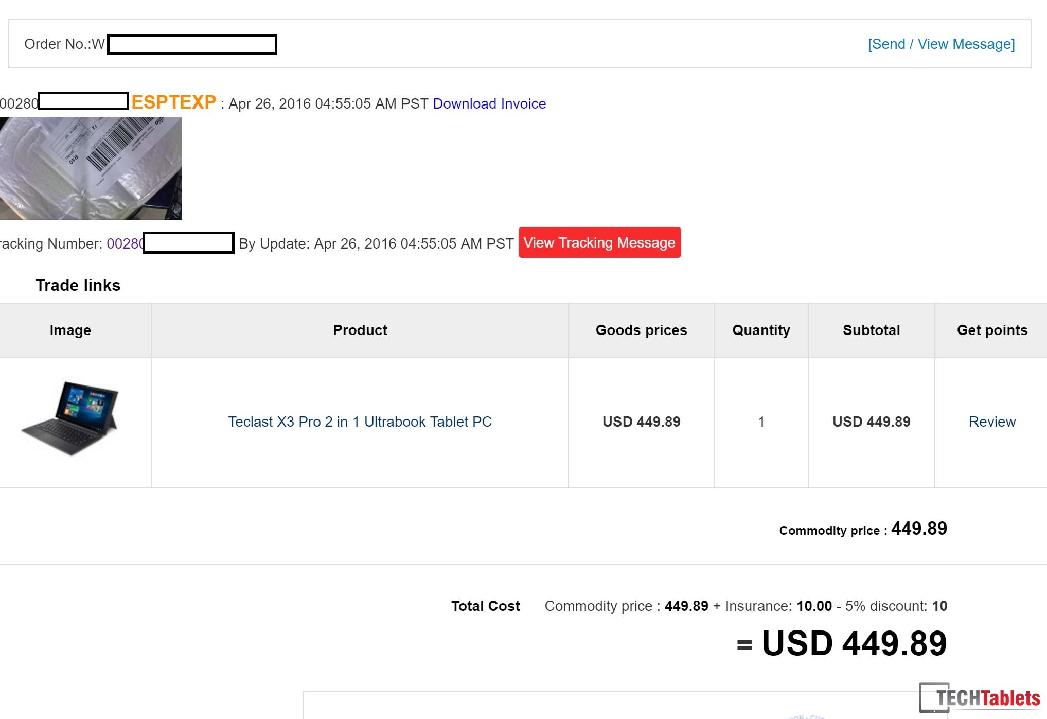 Teclast X3 Pro now shipping