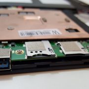 Teclast X3 Pro Internals. Sim Reader And Spare M.2 Slot