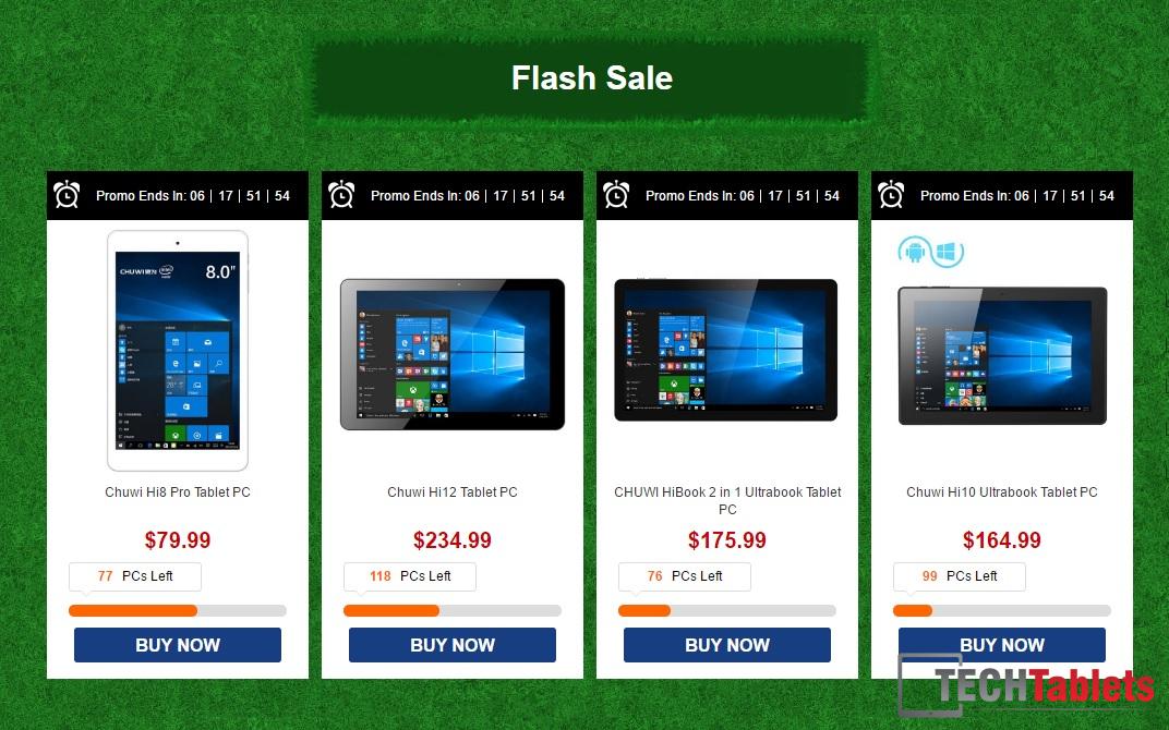 Chuwi flash sale July