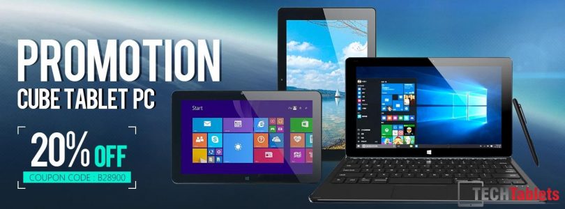 Deals: Cube 20% Off Sale. Core M i7 Stylus For $276 & i7 Book $333