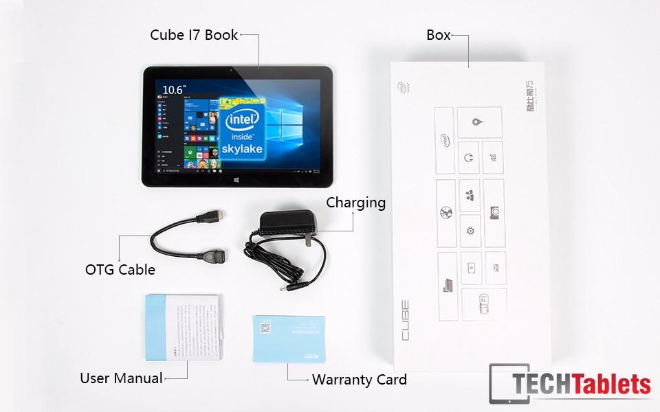 Cube i7 Book whats in the box