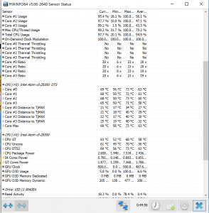 Chuwi HiBook Pro temps