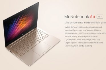 Xiaomi Mi Notebook Air 13.3″ Version Now Shipping