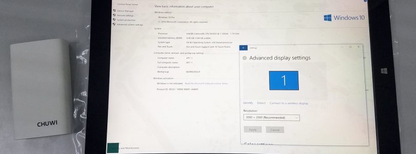 Chuwi To Release Apollo Lake 3:2 Ratio Surface Book Tablet