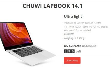 AliExpress Chuwi Sale – Lapbook 14.1 $269 & Hi10 Plus $179
