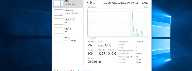Windows 10 Pro 1803 Lite No Bloat For Gemini/Apollo Lake Laptops
